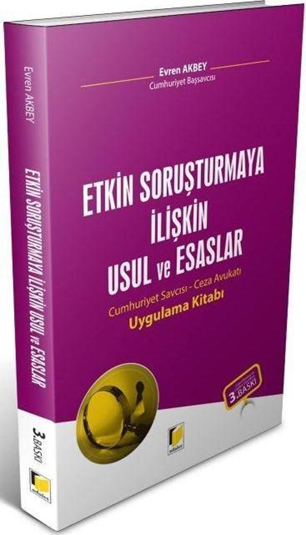 Etkin Soruşturmaya İlişkin Usul ve Esaslar - Adalet Yayınları - Image 1