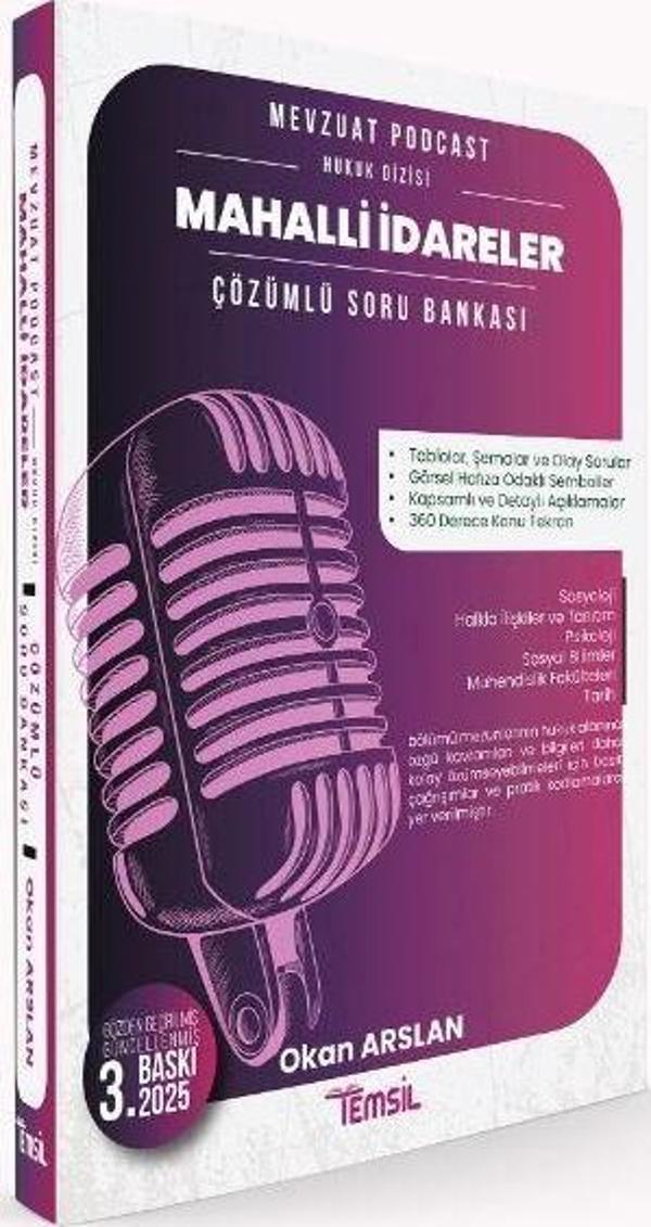 Mahalli İdareler Çözümlü Soru Bankası - Temsil Kitap - Image 1