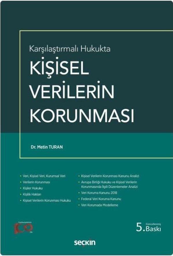 Kişisel Verilerin Korunması - Seçkin Yayıncılık - Image 1