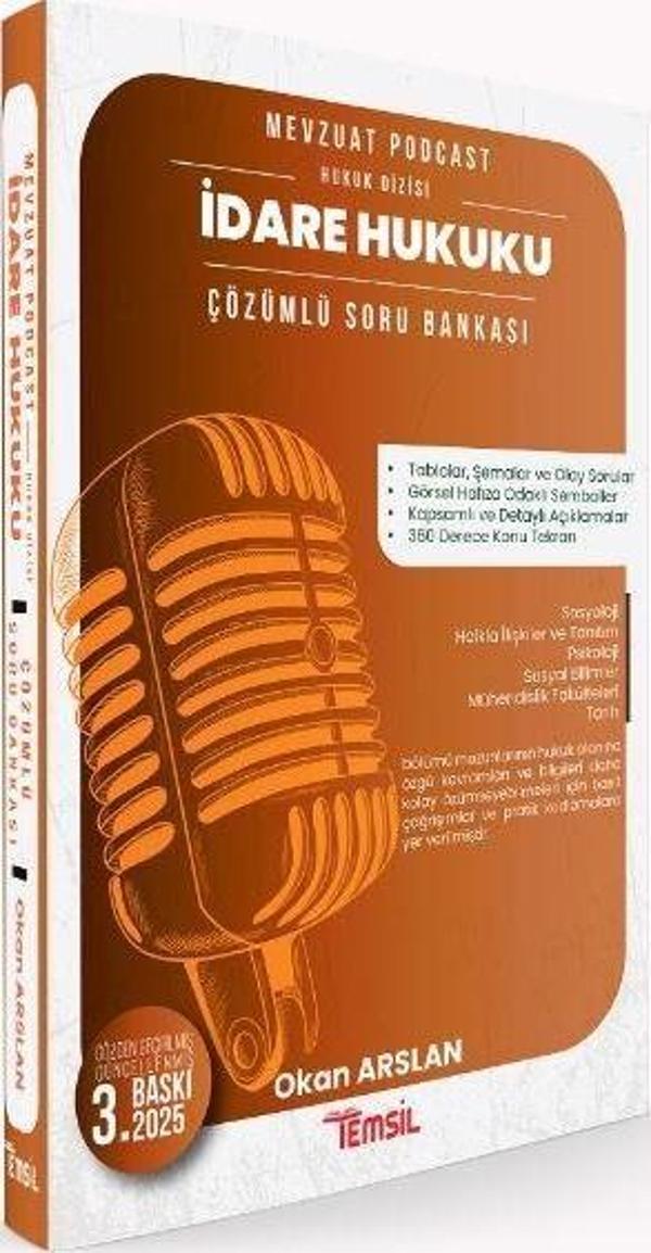 İdare Hukuku Çözümlü Soru Bankası - Temsil Kitap - Image 1