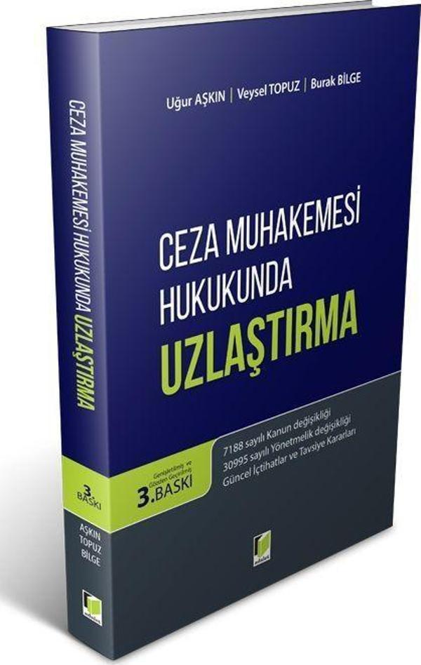 Ceza Muhakemesi Hukukunda Uzlaştırma - Adalet Yayınları - Image 1