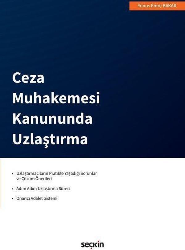 Ceza Muhakemesi Kanununda Uzlaştırma - Seçkin Yayıncılık - Image 1