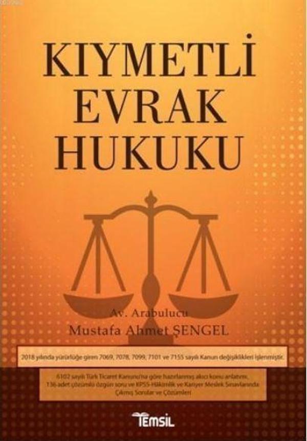 Kıymetli Evrak Hukuku - Temsil Kitap - Image 1
