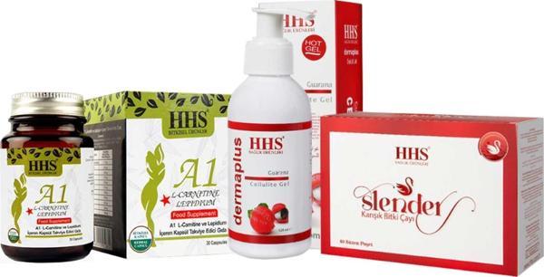 HHS Form Selülit Seti A1 L-Karnitin+Slender Çay+Dermaplus Selülit Jel - Image 1