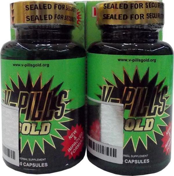 V-Pills Gold Bitkisel 60 Kapsül Orijinal Bandrollu x 2 Adet Kutu - Image 1
