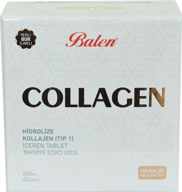 Balen Collagen Hidrolize Kollajen Tip1 Kolajen 800Mg x 60 Tablet - Image 1