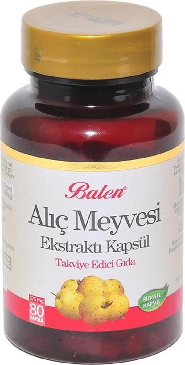 Balen Alıç Meyvesi Ekstraktı Kapsülü 375mg x 80 Kapsül - Image 1