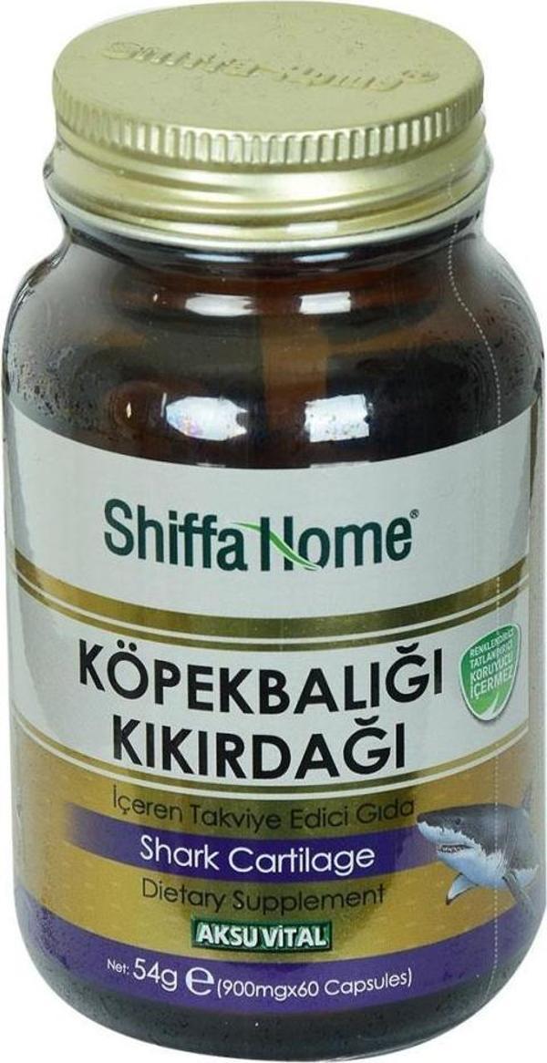 Shiffa Home Köpek Balığı Kıkırdağı Diyet Takviyesi 900 Mg x 60 Kapsül - Image 1