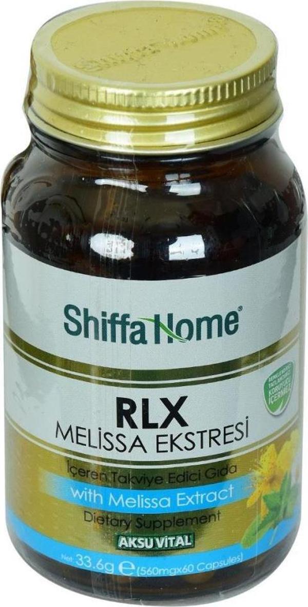 Shiffa Home RLX Melissa Ekstresi Kapsülü 560 Mg x 60Kapsül Relax - Image 1