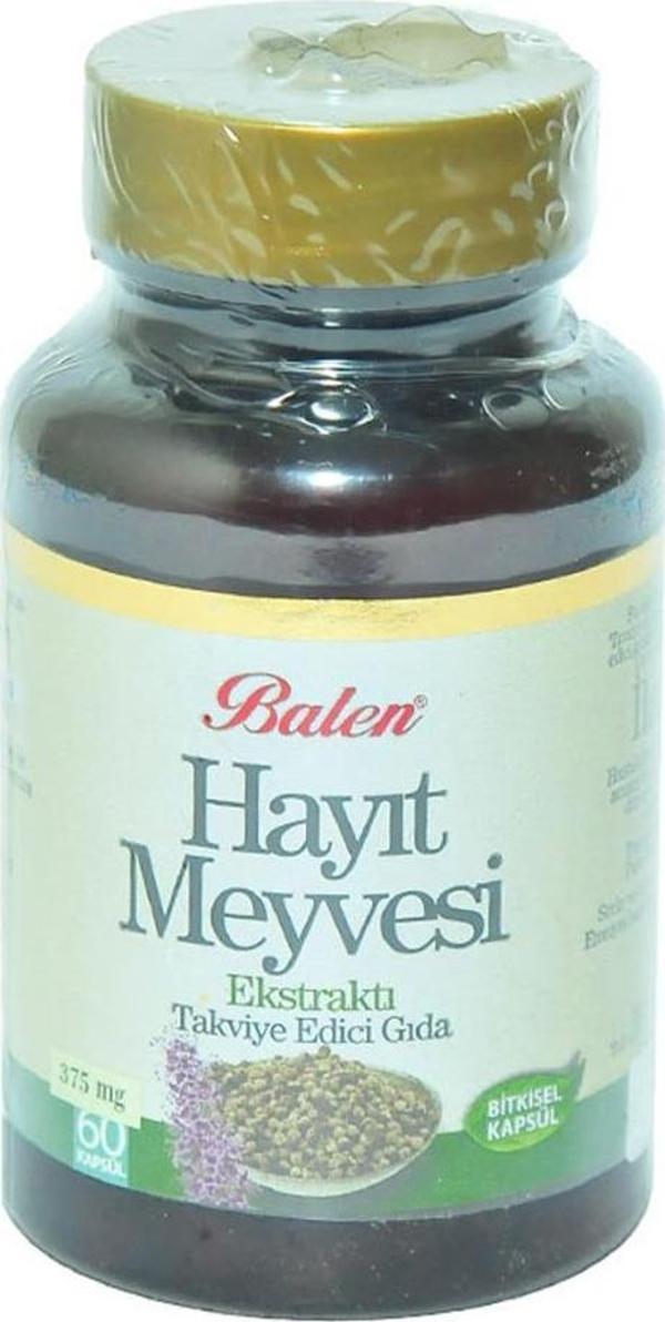 Balen Hayıt Meyvesi Ekstraktı Kapsülü Takviyesi 375mg 60 Kapsül - Image 1