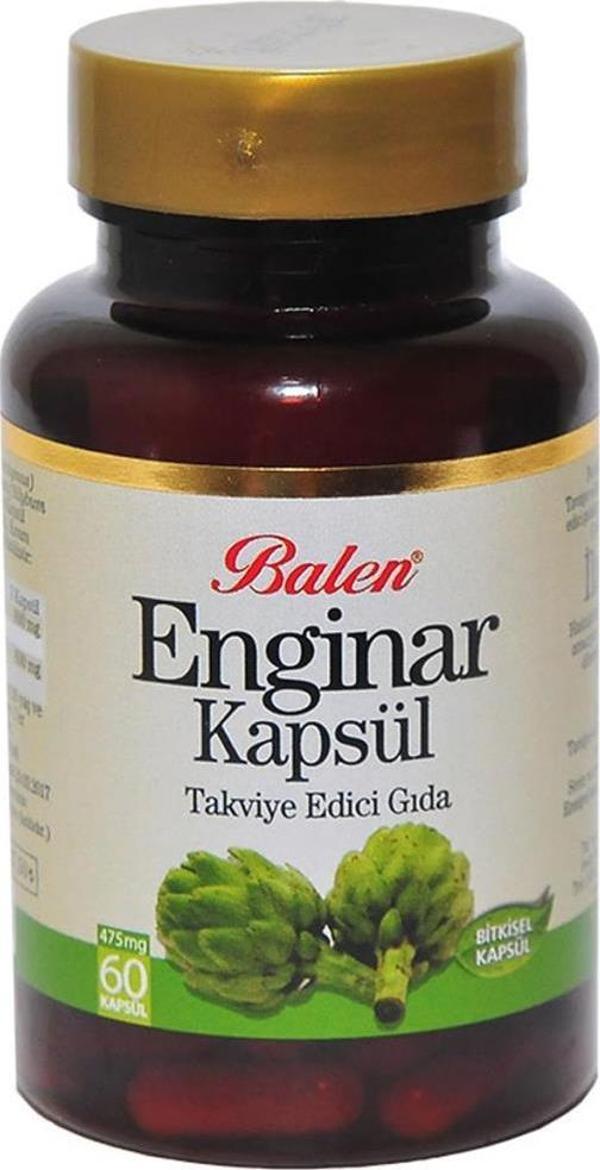 Balen Doğal Bitkisel Enginar Ekstraktı Kapsülü 475mg x 60 Kapsül - Image 1