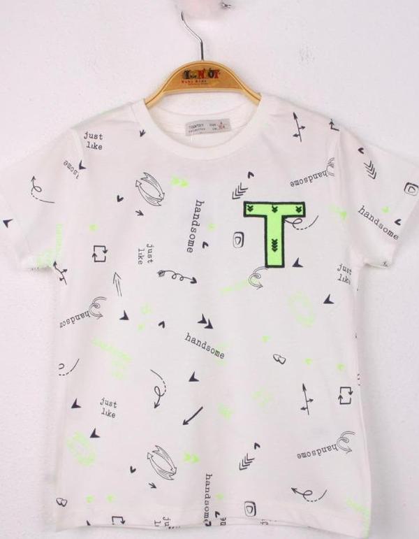 Toontoy Erkek Çocuk T Nakışlı Tişört - Image 1
