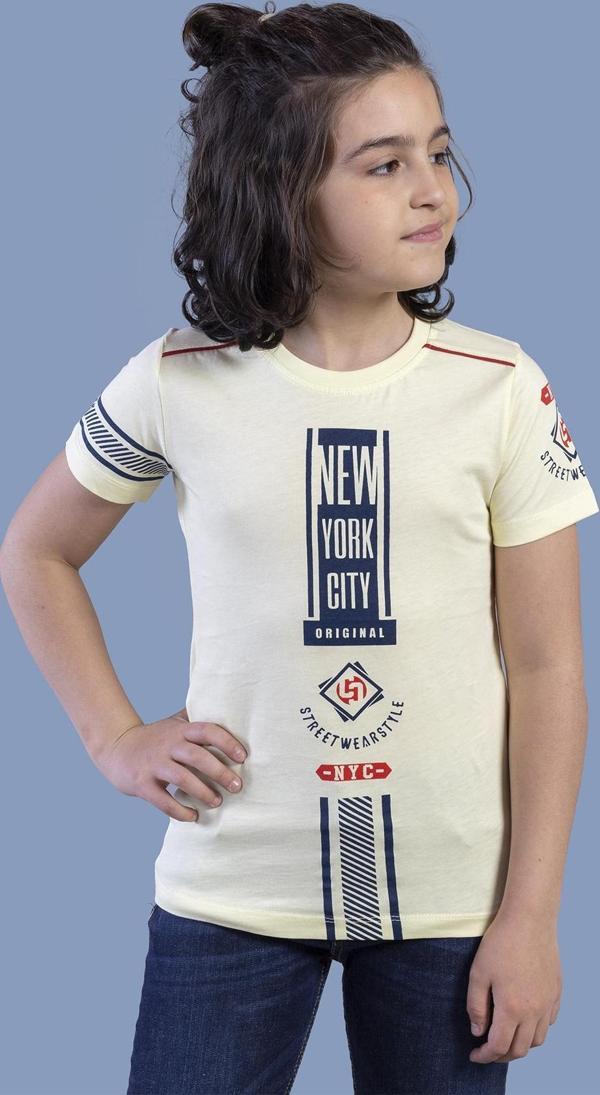 Toontoy Erkek Çocuk T-Shirt New York Cıty Baskı - Image 1