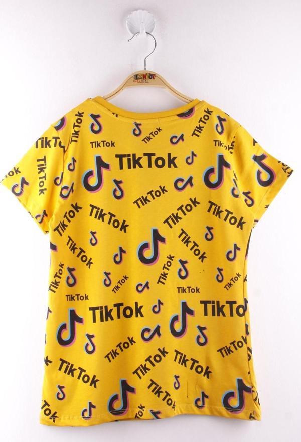 Toontoy Erkek Çocuk TikTok Baskılı Tişört - Image 1