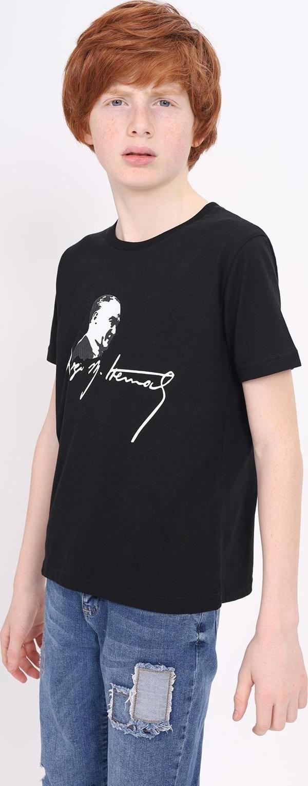 Toontoy Unisex Çocuk Atatürk Baskılı Tişört - Image 1
