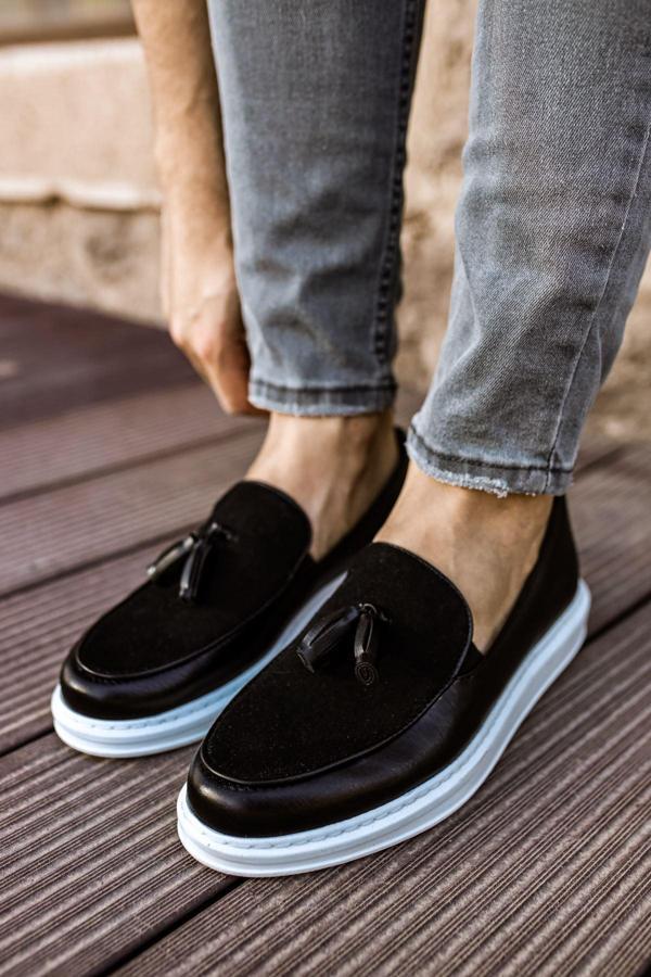 CH002 CBT Loafer Pelle Erkek Ayakkabı SIYAH - Image 1