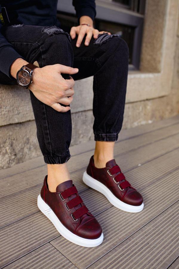 CH253 CBT Mirror Non Erkek Ayakkabı BORDO - Image 1