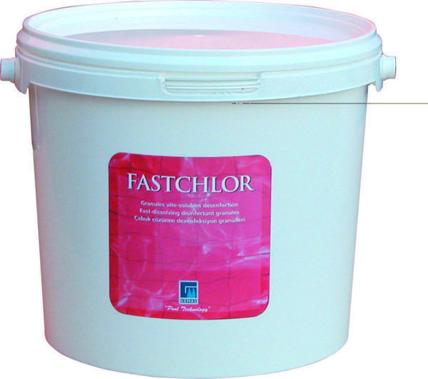 Gemaş FASTCHLOR 10 Kg %56 Aktif Toz Klor Stabilize Diklor Granül - %56 Chlorine Granular-ToptancıyızBiz - Image 1