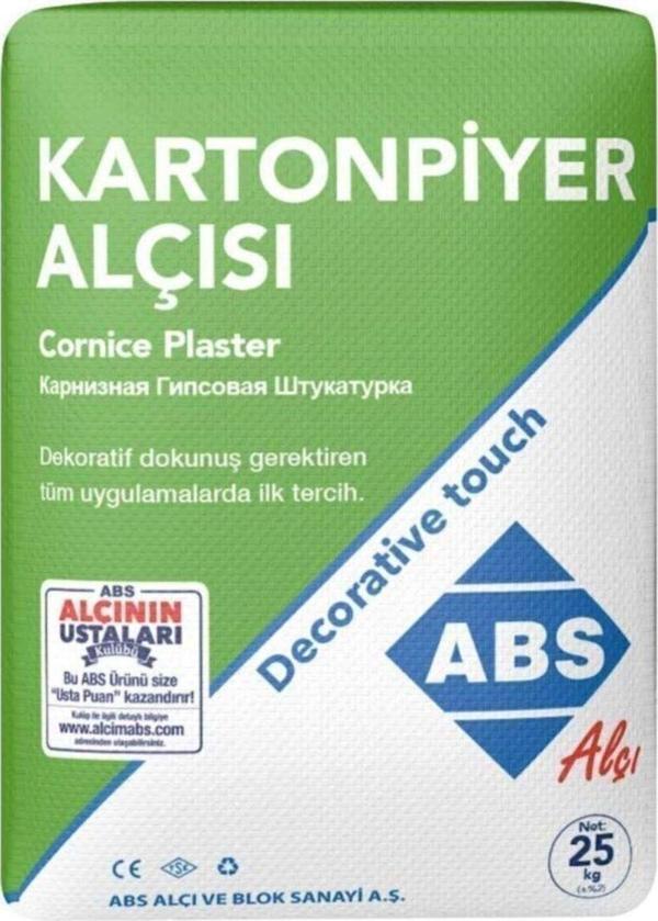 Abs Hızlı Donan Kartonpiyer Alçısı 1 Kg - Image 1