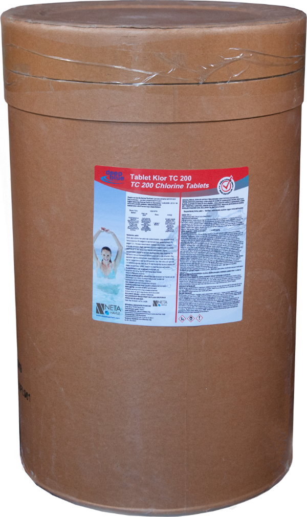 Deep Blue 50 KG Chlor Stabilize Triklor TABLET 200 gr %90 Klor - Chlorine Tablets-ToptancıyızBiz - Image 1