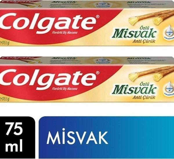 2 Adet Colgate Misvak Özlü Diş Macunu 75 ml - Image 1