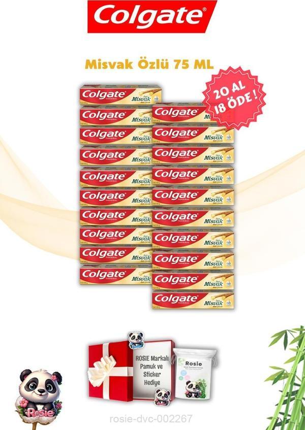 Colgate 20 AL 18 ÖDE Misvak Özlü Diş Macunu ve Rosie - Image 1
