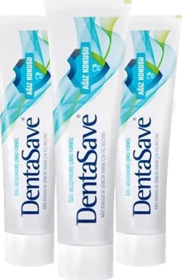 DentaSave Diş Macunu Ağız Kokusu Çinko Formül 75 ml x 3 - Image 1