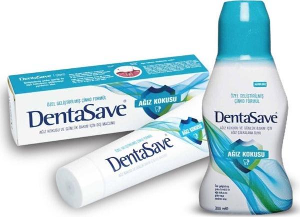 DentaSave Diş Macunu ve Ağız Çalkalama Suyu Ağız Kokusu Çinko Formül 75 ml - Image 1
