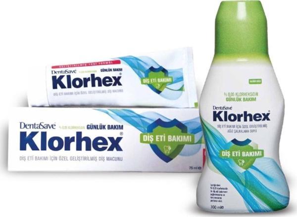 Dentasave Klorhex Diş Macunu ve Ağız Çalkalama Suyu Günlük Bakım - Image 1