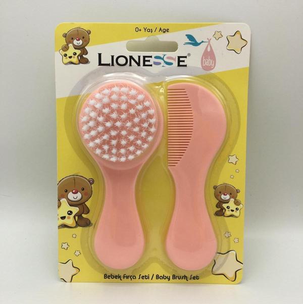 Tarko Lionesse Fırça Tarak Seti - Pembe - Image 1