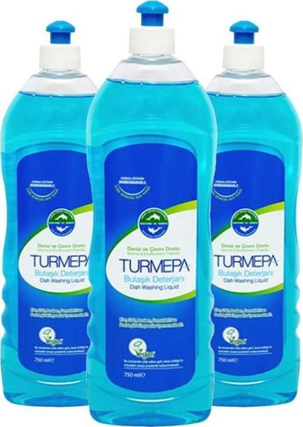 Turmepa Elde Yıkama Bulaşık Deterjanı 750 ml x 3 - Image 1