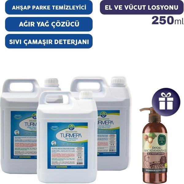 Turmepa Ev Temizlik Seti 4, El ve Vücut Losyonu Hediye - Image 1