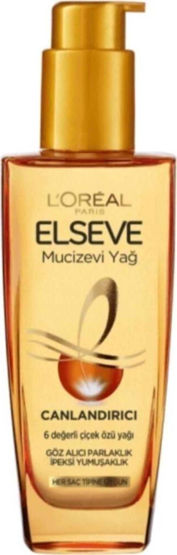 Elseve Saç Bakım Yağı Mucizevi Canlandırıcı 100ml - Image 1