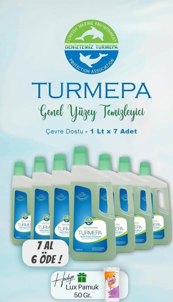 Turmepa Genel Yüzey Temizleyici, 7 AL 6 ÖDE 1000 ml ve 50 Gram Pamuk Hediyeli - Image 1