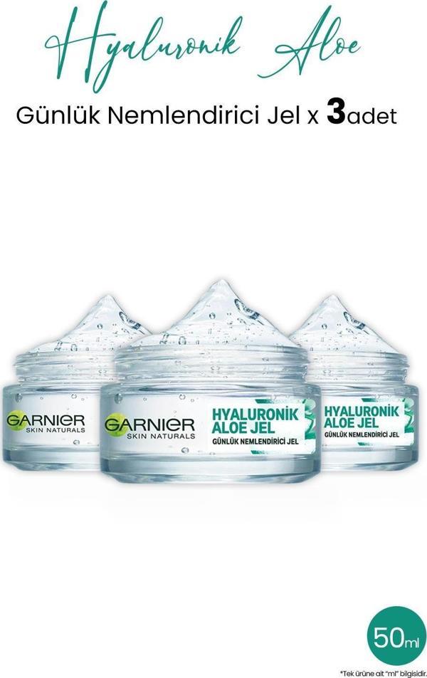 Garnier Günlük Nemlendirici Hyaluronik Aloe Jel 50 ml x 3 adet - Image 1
