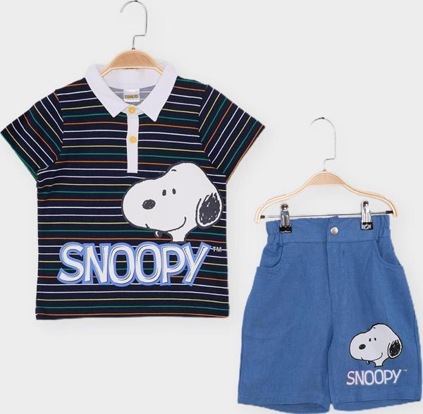 Snoopy lisanslı Erkek Çocuk 2'li Takım SN22299 - Image 1