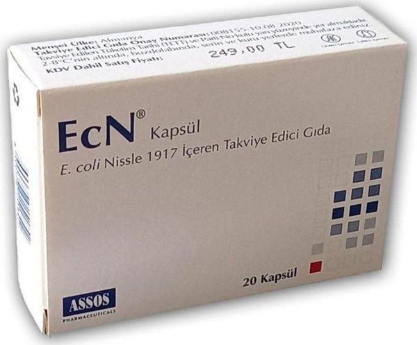 Assos İlaç Ecn Kapsül E.Coli Nissle 1917 20 Kapsül - Image 1