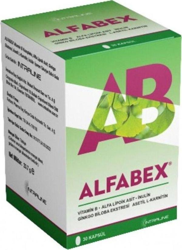 Intraline Alfabex 30 Kapsül - Image 1