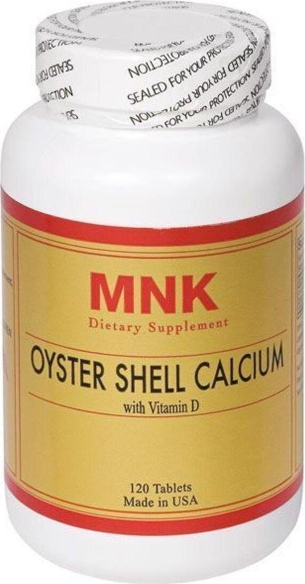 Mnk Oyster Shell Calcium With Vitamin D 120 Tablet - Image 1