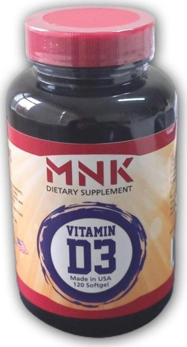 Mnk Vitamin D3 120 Softgel - Image 1