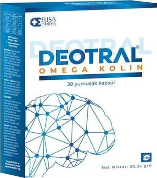 Deotral Omega Kolin 30 Soft Gel Kapsül - Image 1