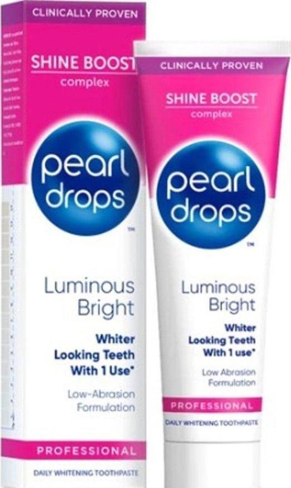 Pearl Drops Shine Boost Luminous Bright White Diş Macunu 75 Ml - Image 1