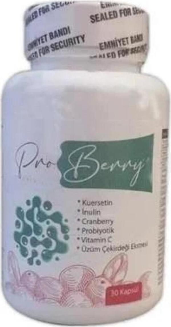 Tenax Pharma Proberry Probiyotik Kuersetin Turna Yemişi 30 Kaps - Image 1