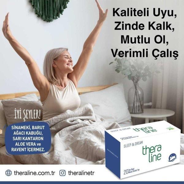 Theraline Sleep & Dream Karışık Bitki Çayı 20 Süzen Poşet - Image 1