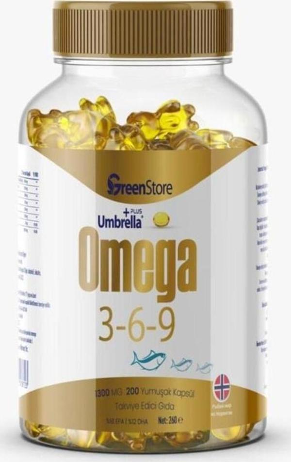 Umbrella Omega 3,6,9 200 Kapsül - Image 1