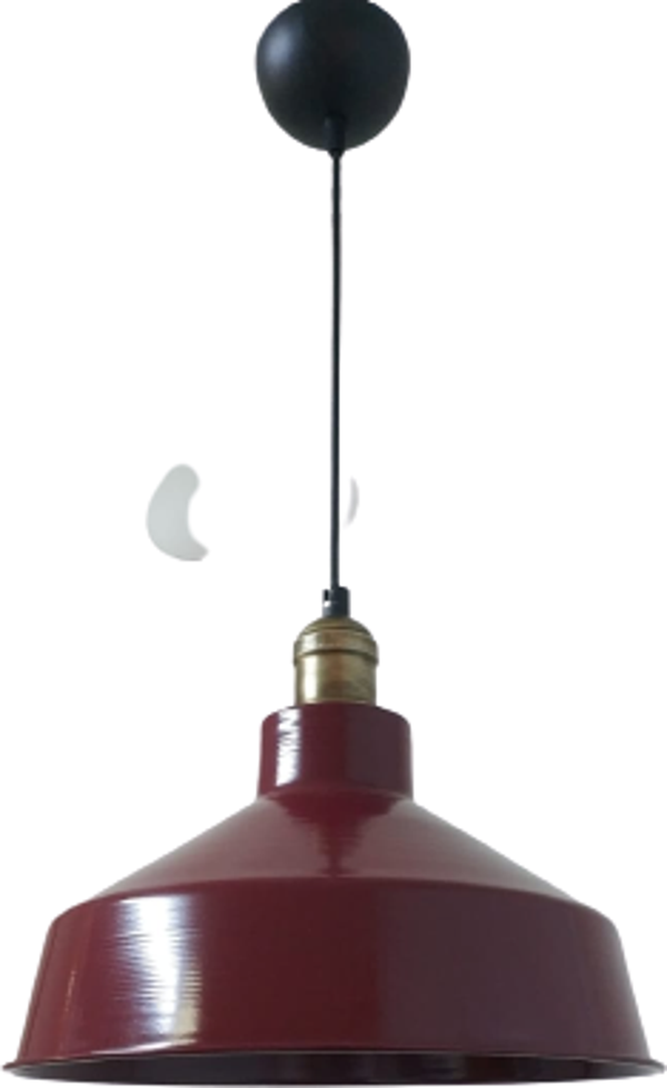 Rys Retro Metal Bordo Eskitme Duylu Dekorataif Metal Rustik Tekli Sarkıt Kafe Mutfak Aydınlatma 30cm - Image 1