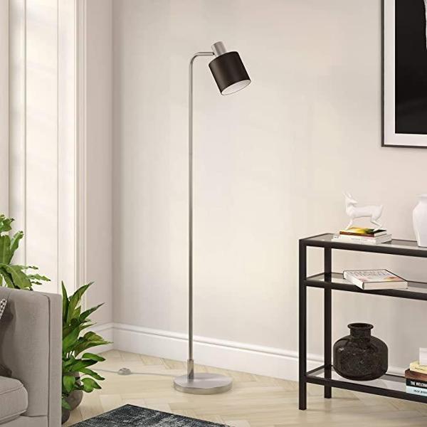 Rsylight Retro Mat Krom Modern Dekoratif Lambader Köşe Lambası - Image 1