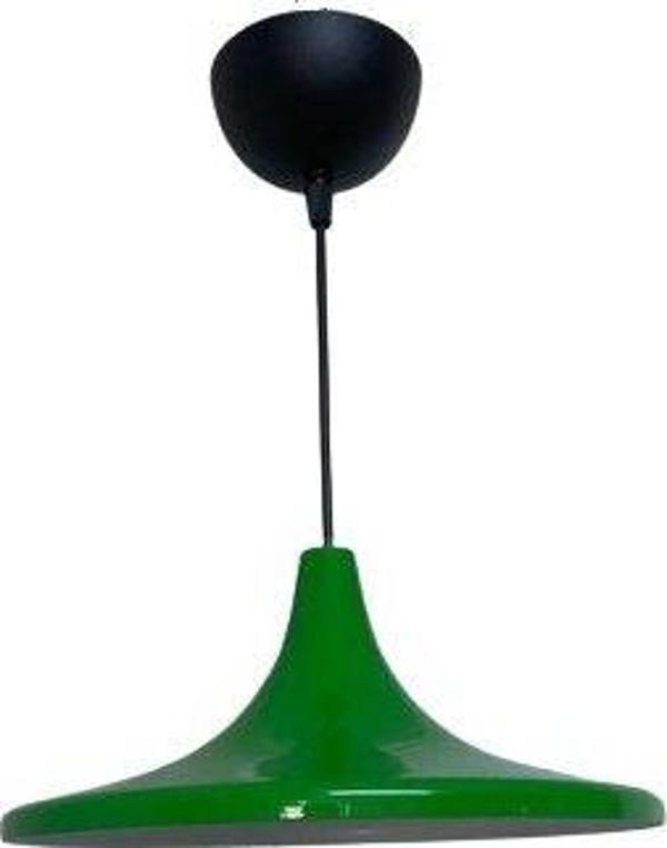Rsylight Retro Metal Dekoratif Rustik Yeşil Tekli Sarkıt Avize Çap 27 CM - Image 1