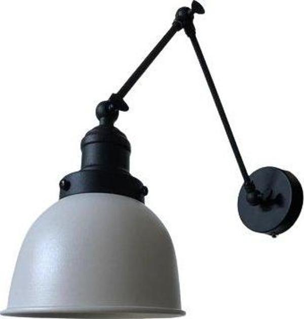  Rsylight Retro Metal Dekoratif Akrobatik Rustik Beyaz Mafsallı Duvar Aplik - Image 1
