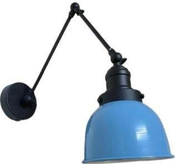 Rsylight Retro Metal Dekoratif Akrobatik Rustik Mavi Mafsallı Duvar Aplik - Image 1